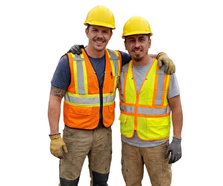 Andy Dávalos und sein Partner Manu – Ihr Bauteam vor Ort in Paraguay
